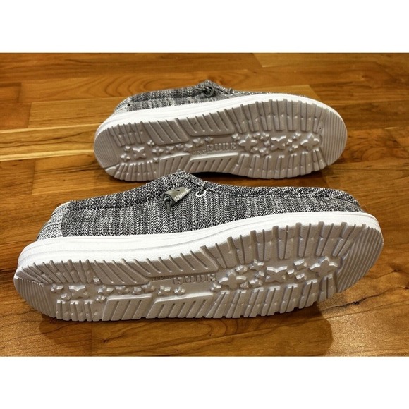 NEW Hey Dude Wally Stretch Grant Slip On Casual Loafers Size 8 Men’s Gray main image 5